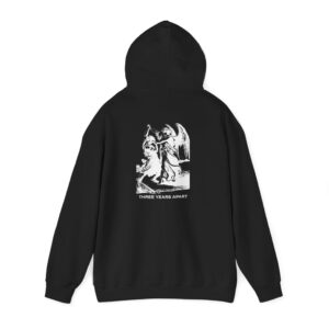 Artistic Graphic Hoodie for Comfort Lovers, Cozy Sweatshirt, Casual Outerwear, Unisex Gift for Holidays, Trendy Layering Piece